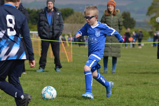 Heslerton Hornets U8s in action against Yorkshire Coast. PHOTO BY CHERIE ALLARDICE
