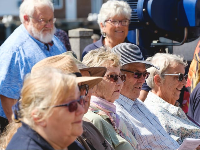 Blessing of the boats service. photo: Ceri Oakes