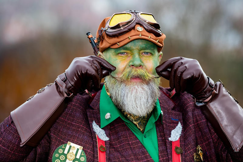 Matt Salt from Norfolk, dressed as a character from Wind in the Willows