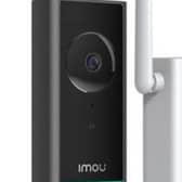 Outdoor battery doorbell with 5MP resolution, built-in spotlight, AI human detection and two-way audio.