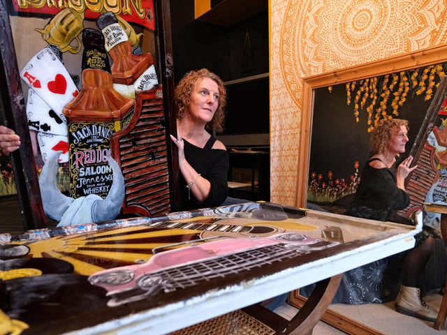 Helen Randle recycles everyday household objects into works of art