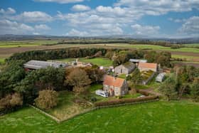 A substantial mixed arable and livestock farm, including a four bedroom farmhouse and two farm cottages on the edge of the North Yorkshire Moors National Park, has come to market for £3.5m.