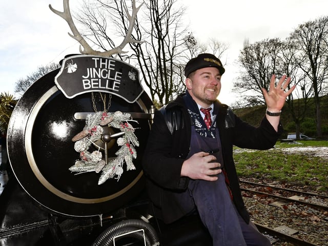 Waiting aboard the Jingle Bell
