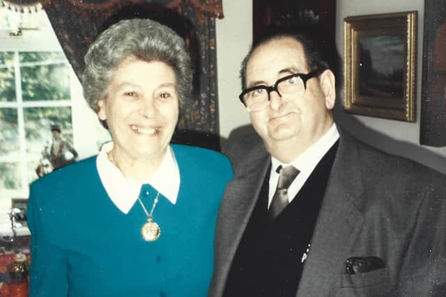 Joan Paylor with her late husband Jonathan.