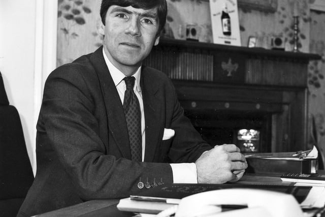 Frank Nicholson, managing director, Vaux and Ward's Breweries, pictured in 1993. He quit his job to lead one of a series of unsuccessful management buyout bids when closure loomed five years later