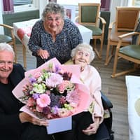 Phyllis Padgham celebrates 100 years at St Cecilia's in Scarborough