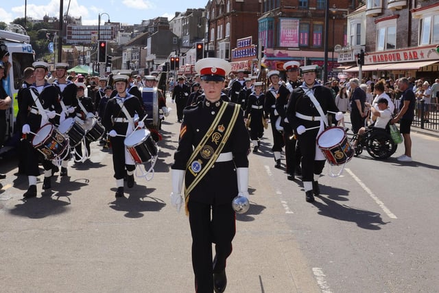 The Sea Cadets march to the beat