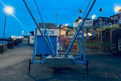 Proposed bungee trampoline for Jumping Jimmies, Whitby.