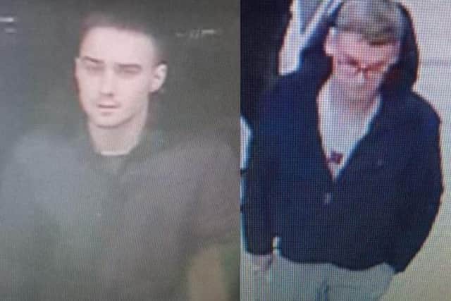 Police in Malton have released a CCTV image of to men they would like to speak to.