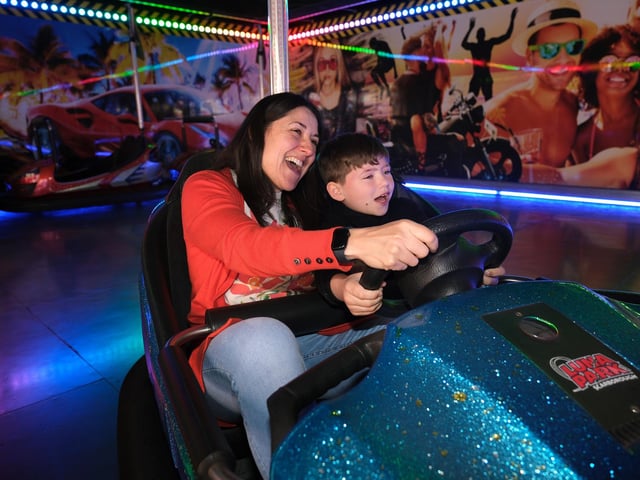 Fun on the dodgems