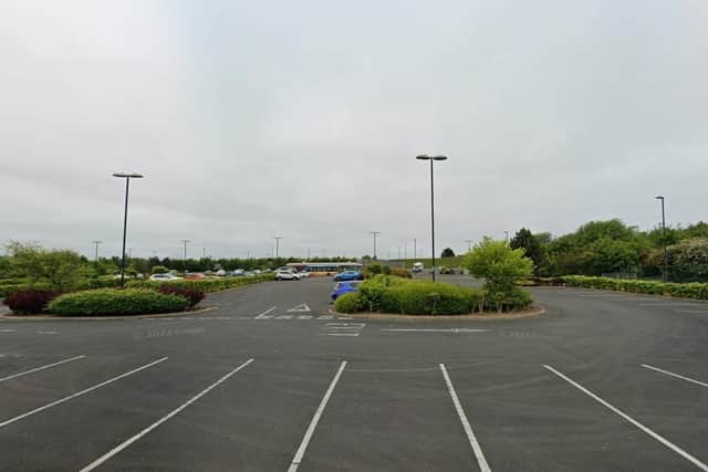The park and ride site at Filey Road.