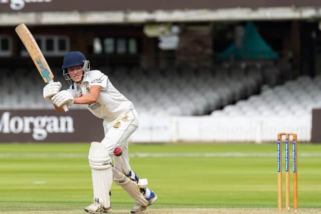 Will Hutchinson struck 31 in Flixton's win. Picture by Will Palmer.