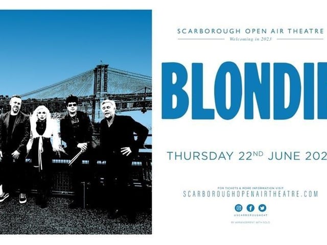 Music legends Blondie are heading to Scarborough Open Air Theatre on Thursday June 22, with doors open at 6:00pm. The chart topping band have sold more than 40 million albums worldwide.