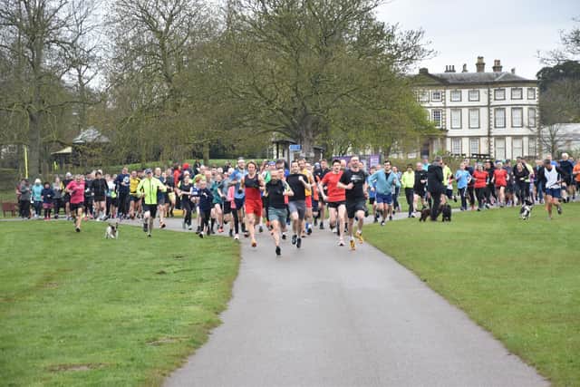 Bridlington Road Runners lead the way at the Sewerby Parkrun on Saturday morning. PHOTOS BY TCF PHOTOGRAPHY
