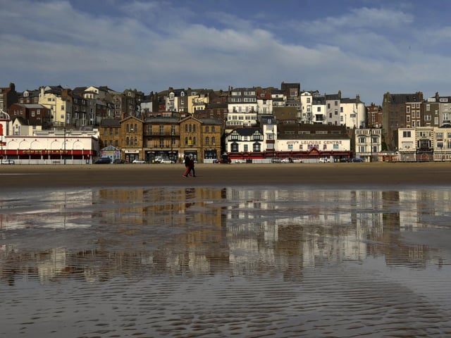 South Bay, Scarborough, at the start of the coronavirus outbreak. Picture by Simon Hulme