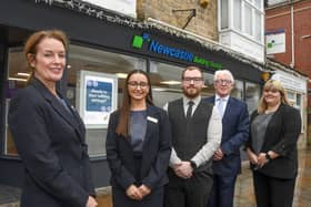 The team at Newcastle Building Society's Pickering branch