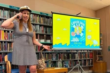 Laura Albee Award-winning children's author visits youngsters at library in Scarborough