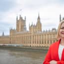 Scarborough and Whitby MP Alison Hume outside Westminster.