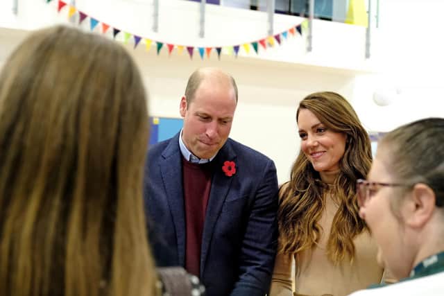 William and Kate talked to a large number of Scarborians during their visit