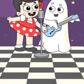 RockaBetty & Ghost on stage