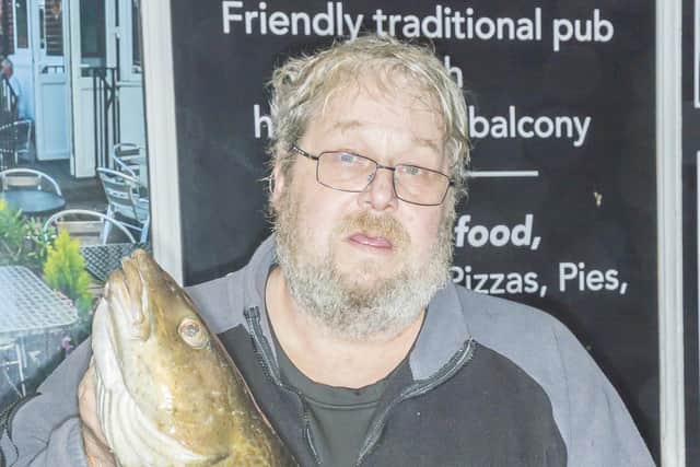 Mike Saunders' single spragg of 8 lb 6 oz was Heaviest Fish on Wednesday, and is the Heaviest Fish of the Whitby Sea Anglers Association League so far. Photo by Peter Horbury