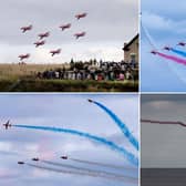 Some great shots of the Red Arrows in Whitby.