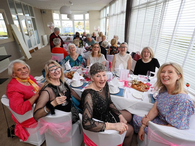 Guests enjoy the afternoon