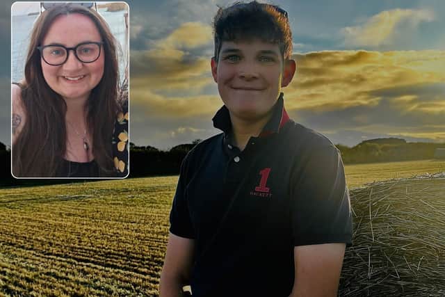 Katie Acey (inset) and Toby Gee have been nominated for awards.