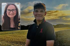 Katie Acey (inset) and Toby Gee have been nominated for awards.