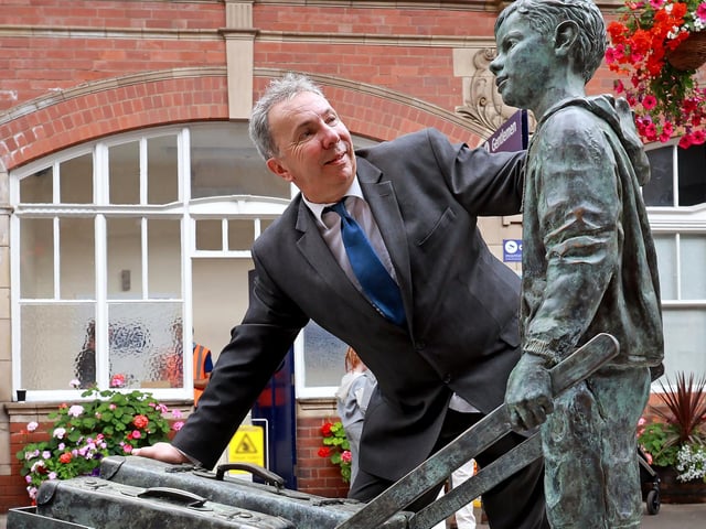 Stephen Carvill is a talented artist who also created the famous Gansey Girl sculpture for Bridlington Harbour's north pier.