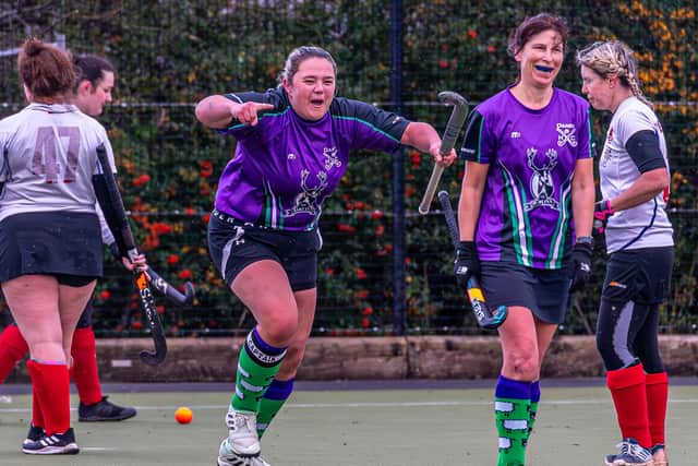 Katie Hodgson scored twice as Danby Ladies 1s battled back to win 2-1 at Newcastle Uni 6s