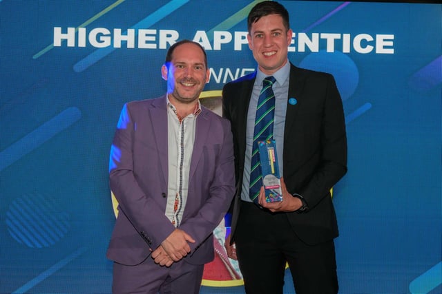 Higher Apprentice Award winner Michael Sword, of Severfield