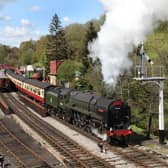 No 70000 Britannia, pictured at Goathland on the North Yorkshire Moors Railway.
picture: John Hunt
