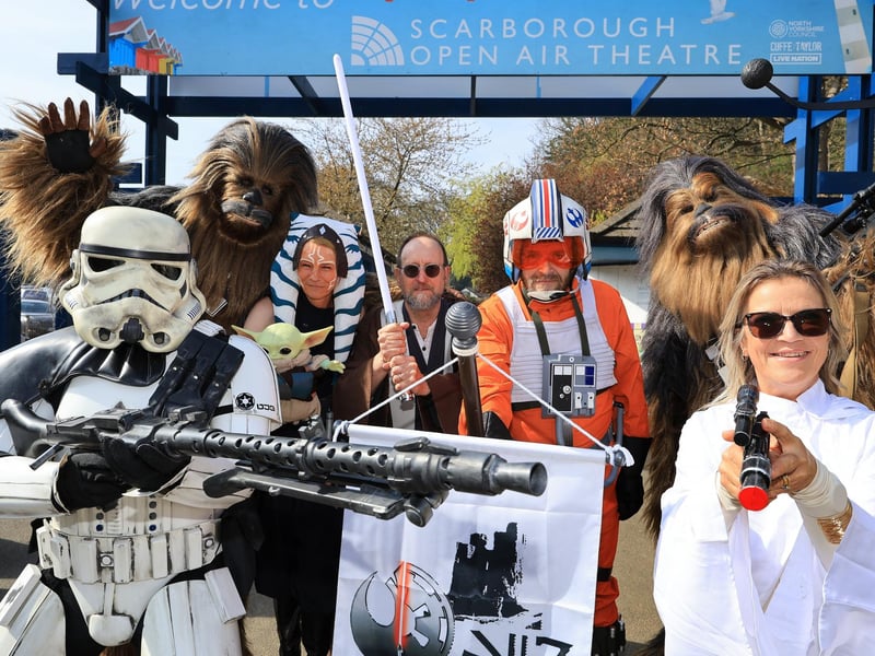 Star Wars characters on patrol!