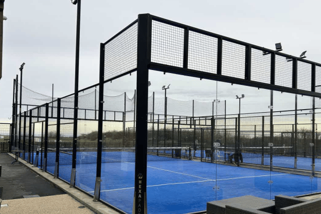 Cayton Padel Court Plan. A 'Typical Padel Court'. Applicant