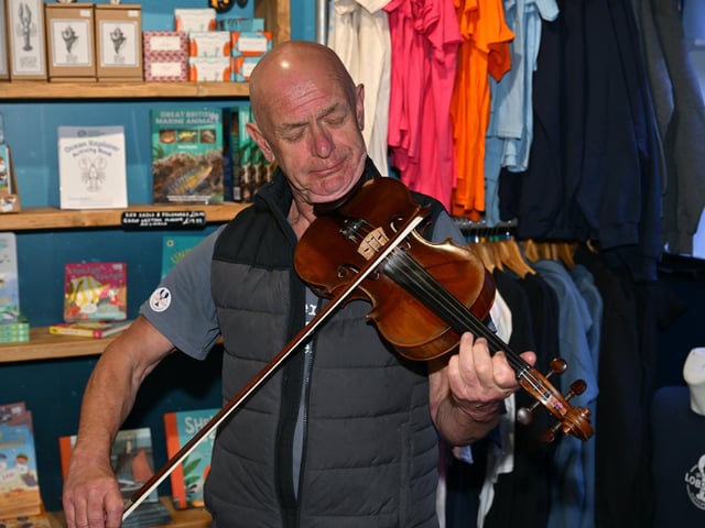 A sea shanty is played