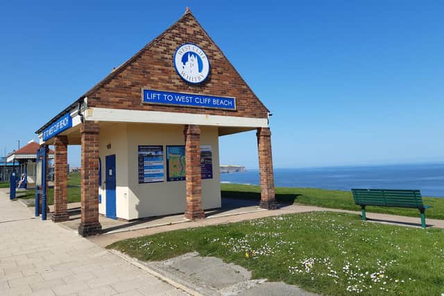 Whitby's cliff lift has been closed since April 2022. picture: Duncan Atkins