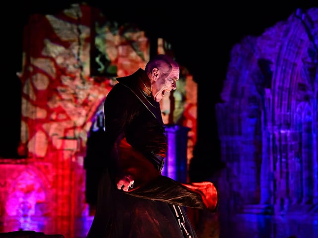 Experience Dracula not as a figure of fear, but as a captivating guide to one of the world’s most famous tales. Picture: Richard Ponter