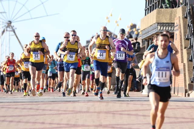 The early stages of the Bridlington Multi-Terrain Race