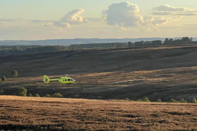 The team were called to assist following a training exercise