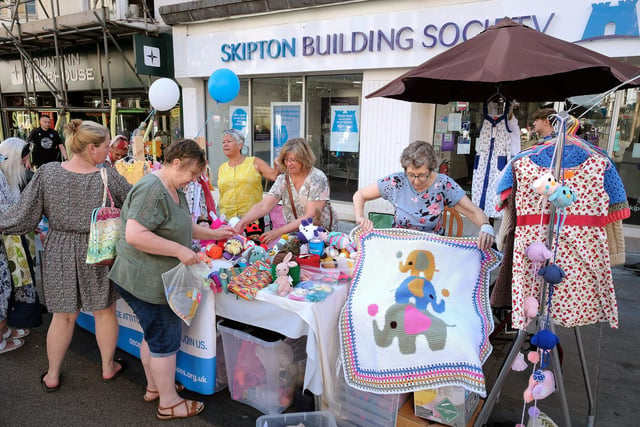 At the Parkinson's UK stall