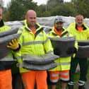 The council had 75 tonnes of compost to hand out for free – all recycled from the food and garden waste which residents place in their brown bins.