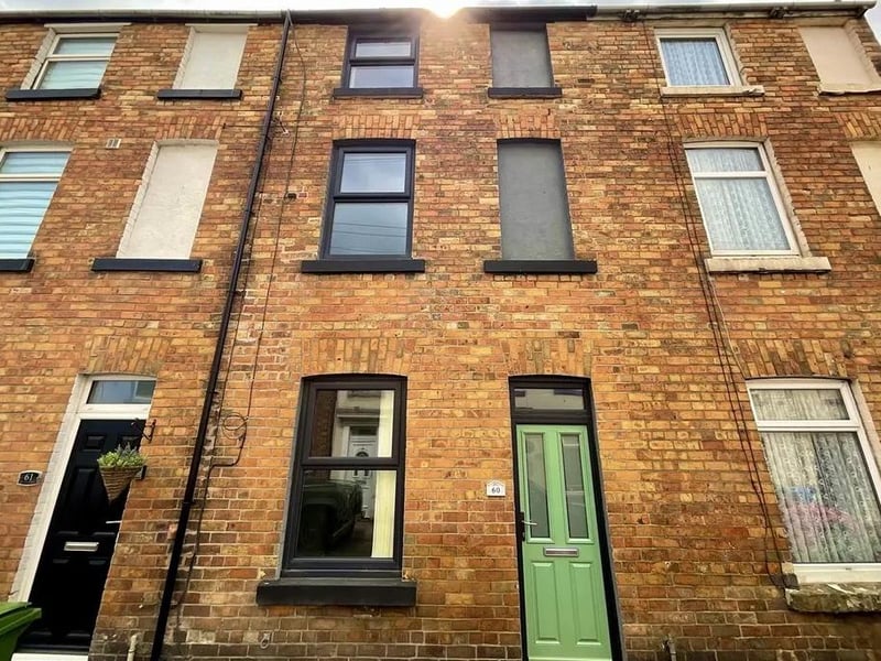 This three bedroom and two bathroom mid-terrace house is for sale with CPH Property Services with a guide price of £130,000