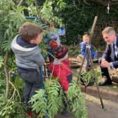 Former Education Secretary Gavin Williamson at Childhaven Nursery School in Scarborough in October 2019