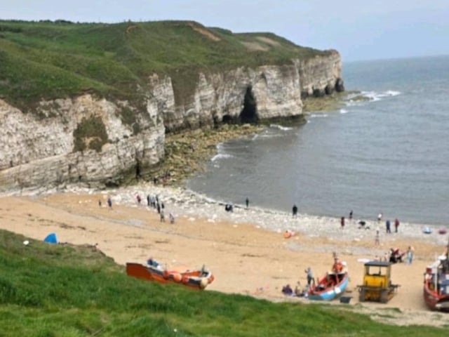 The hot weather brought a massive influx of visitors to the Yorkshire coast.