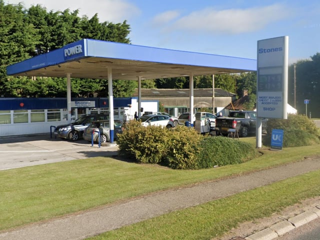 Unleaded petrol is 165.9p per litre and diesel is 185.9p per litre.