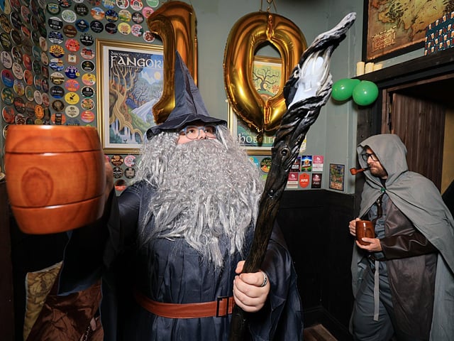 A cheers from Gandalf!