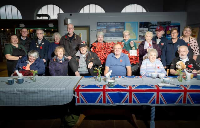 A Veteran’s group in Scarbrough has made poppies from plastic bottles in memory of the man who started the project.