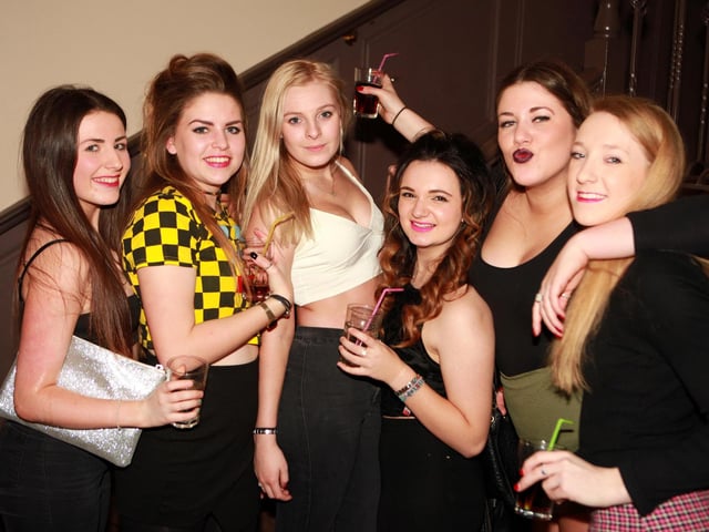 Yasmin, Lucy, Milly, Georgie, Liv and Beth celebrating Yasmin turning 18th.