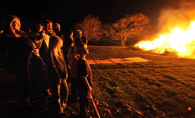 Bonfire night is being celebrated in Scarborough.